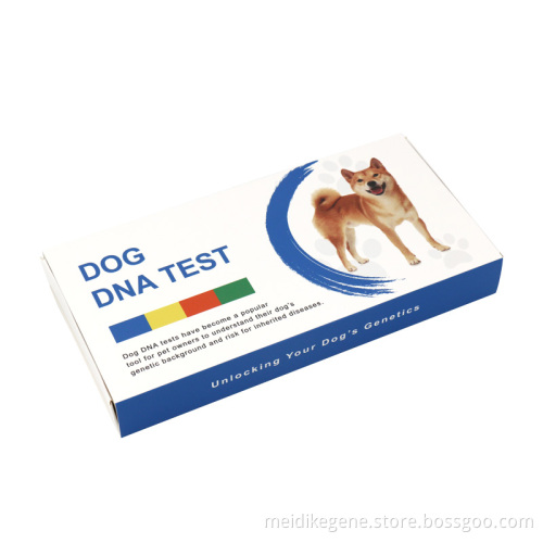 Pet Dog DNA Testing Kits with Nylon Flocked Swab and Sampling Tube